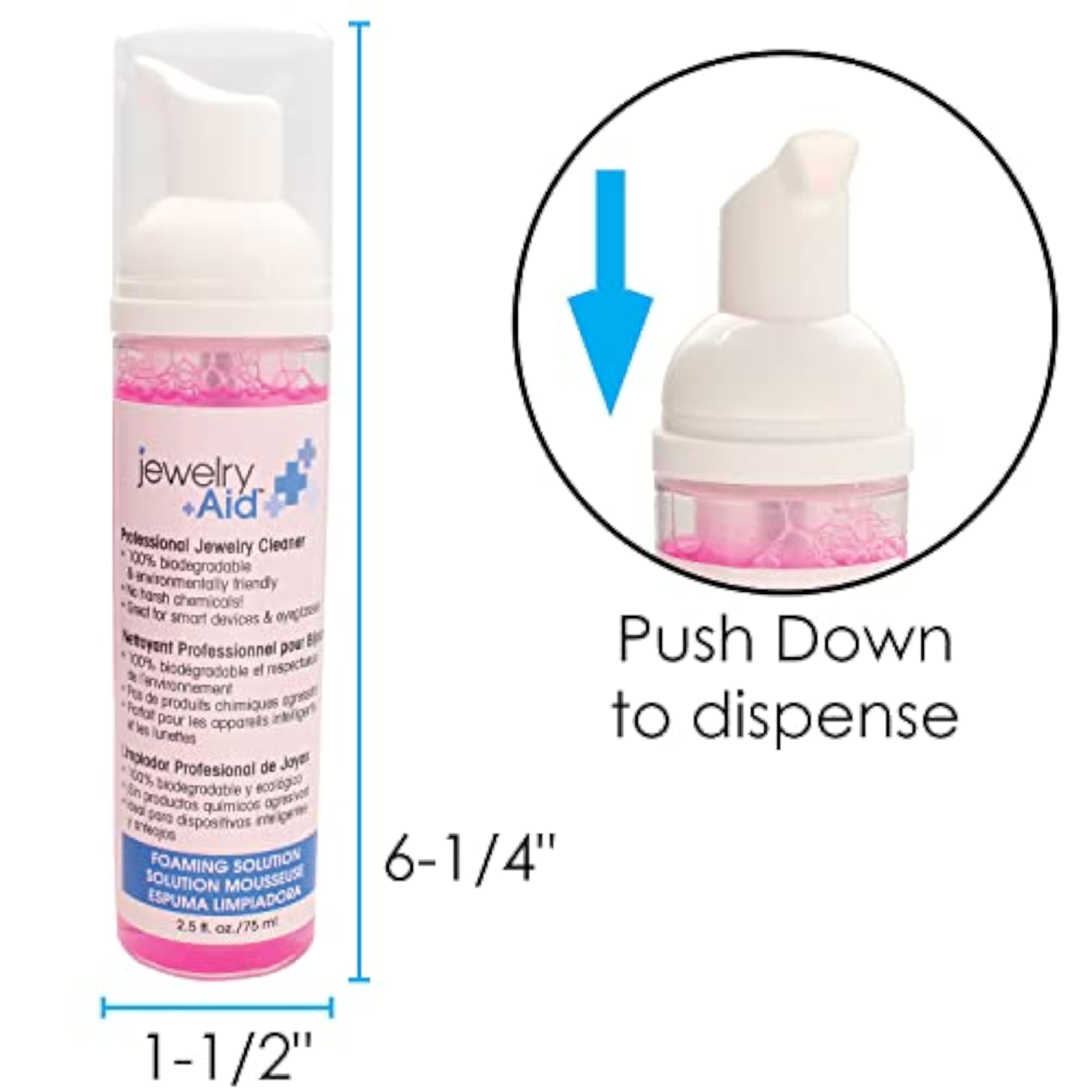 Professional Jewellery Cleaner Foaming Solution 75ml